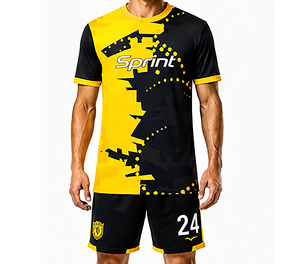 ชุดเสื้อฟุตบอลแบบดั้งเดิมชุดฟุตบอลแบบระเหิดพร้อมโลโก้และตัวเลข - Product Image 2
