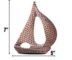 Handmade Aluminium Abstract Sculpture Set 2Pcs Modern Contemporary Tabletop Art Decor <b>Figure</b> Shape Metal Handicraft Jaffs - Product Image 4