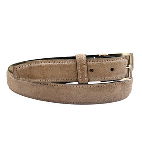 Cinturón de Cuero de Gamuza Casual de Lujo para Hombre, Cinturón con Hebilla Cuadrada de Aleación y Estampado Floral de 2.8 cm - Product Image 2