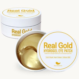 Patchs pour les yeux 60 pièces Prreti Real Gold Hydrogel Eye Patch 60 feuilles Masques pour les yeux Fabriqués en Corée - Product Image 6