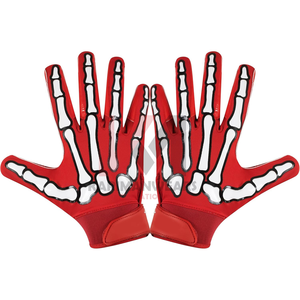 Gants de football américain toutes saisons avec paume en silicone adhérent, logo personnalisé, équipement d'entraînement professionnel pour receveurs, vente directe usine en gros - Product Image 1