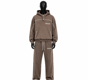Men's Fitness Tracksuit Full <b>Zip</b> <b>Hooded</b> Sports Set with Comfortable Stretch Fabric - Product Image 3