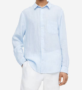 Camisa de Vestir para Hombre de Manga Larga con Botones, Estampado Animal, Cuello Camisero, Negra, Ecológica y Transpirable, de Calidad Premium - Product Image 1