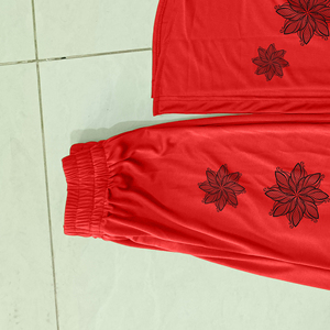 Maillot de bain une pièce pour femmes, manches longues, coupe courte, imprimé sur le devant, séchage rapide, antibactérien, style islamique, burkinis - Product Image 3