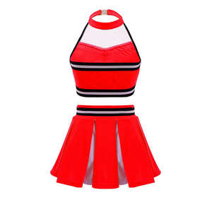 Costumes de danse personnalisés pour femmes, uniformes de cheerleading, tenues de fête scolaire, vêtements d'entraînement pour équipes de danse féminines, mini-jupes, uniformes de cheerleading pour filles - Product Image 3