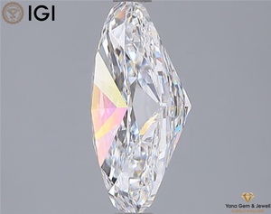 เพชร CVD ทรงรี 3.00 กะรัต เงางามไร้ที่ติ ได้รับการรับรองจาก IGI สี D ความสะอาดระดับ VS1 สำหรับงานฝีมือเครื่องประดับหรูหรา - Product Image 6