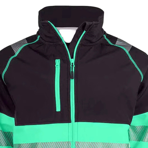 Industrial High Visibility with <b>Reflective</b> Tape and Front Full Zipper Durable Lightweight and Comfortable Design Safety <b>Jacket</b> - Product Image 2