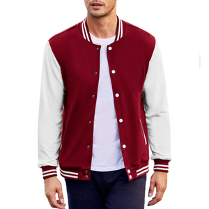 Veste d'hiver de style hip-hop américaine pour hommes, produit tendance, veste de baseball en laine épaisse pour hommes - Product Image 4