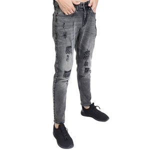 Pantalon en jean uni pour homme, très vendu, économique et de qualité, toutes saisons, fabriqué en usine, sur mesure - Product Image 1