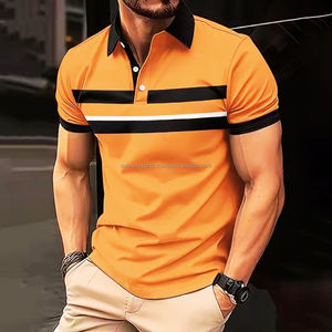 Polo deportivo de manga corta Econex para hombre, camisetas con logotipo personalizado OEM, uniforme de algodón, ropa de negocios, fábrica de polos deportivos - Product Image 4