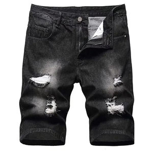 Shorts de Mezclilla para Hombre al por Mayor, Shorts de Mezclilla Casuales de Verano de Alta Calidad, Shorts de Mezclilla Holgados Rectos, Shorts de Mezclilla con Logotipo Personalizado, Shorts de Moda Urbana - Product Image 6