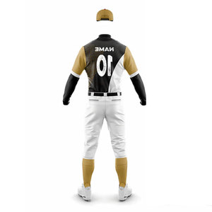 Customized Logo Anti-Bacterial Uniform Baseball Summer Breathable Sports Suit Practice Wear <b>Two</b> <b>Piece</b> Printed Uniform Adults - Product Image 3