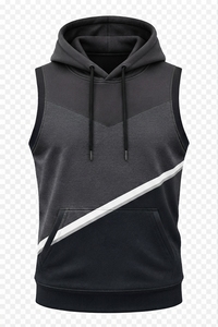 Men's Workout Hooded Tank Tops Bodybuilding Muscle Shirt <b>Sleeveless</b> Gym Training <b>Hoodies</b> - Product Image 4