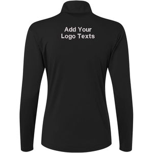 Sudadera Personalizada con Cierre de Cremallera de un Cuarto para Mujer, Tops Deportivos con Logotipos y Textos Personalizados 41870L - Product Image 3