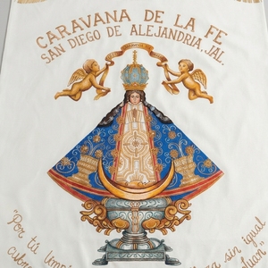 Bandera Decorativa Vintage de Seda Bordada con Flecos para Eventos, Pancarta Personalizada para Exhibición - Product Image 4