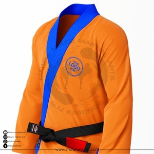 ชุดยูโดบราซิลเลี่ยนยิวยิตสู พรีเมียม พร้อมซับในแบบซับลิเมชั่น ผ้าเพิร์ลวีฟ 100% คอตตอน สำหรับทุกเพศ  ชุดแข่งขัน OEM ระดับโปร - Product Image 3