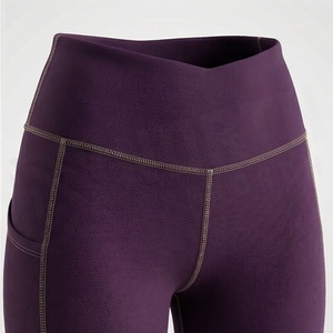 High Waisted Yoga Leggings Custom Logo Womens Scrunch Butt Seamless Pants Workout Fitness Gym Activewear Sports Gear - Product Image 4