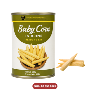 Maíz Dulce Entero en Conserva Kim Minh International Vietnam, Pelado, Listo para Comer, en Salmuera, Tamaños de 15oz y 20oz, 24 Meses de Caducidad - Product Image 2