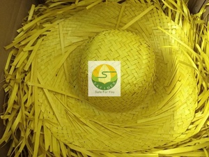 Sombrero de paja de fábrica, sombreros de hoja de palma y algas marinas Estilo Hawaiano para verano, visera festiva, sombreros de paja multicolores para exteriores, precio barato - Product Image 4