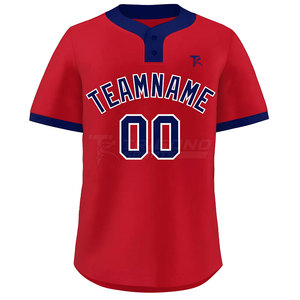 Chemise de baseball légère et écologique à deux boutons, respirante et anti-humidité, manches courtes, coupe flexible, unisexe - Product Image 2