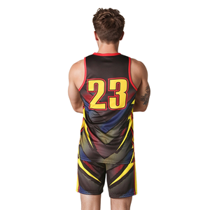 Conjunto de Uniforme de Baloncesto Personalizado y Económico, Camiseta y Pantalones Cortos Duraderos de Secado Rápido, Ropa Deportiva para Entrenamiento, Suministro al por Mayor, Uniformes de Todos los Tamaños - Product Image 3