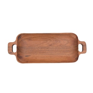 Elegante Bandeja de Servir Multifuncional de Madera Moderna ARTISAN LIVING CREATION para Té, Café, Desayuno, Bocadillos, Decoración de Alimentos - Product Image 4