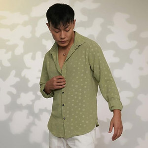 2024 printemps hommes élégant vêtements de travail décontractés chemise veste confortable ample à manches longues avec caractéristique de respirabilité - Product Image 6