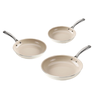 Poêle à frire en aluminium avec revêtement céramique, fond à induction, design moderne, écologique, marque Hoca - Product Image 2