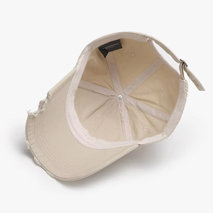 Casquette de baseball unisexe délavée avec visière incurvée, protection solaire, style vieilli 46. Casquette de voyage légère effet vieilli délavée style Dad Hat - Product Image 6