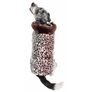 Abrigo de Lujo para Perro con Patrón de Guepardo, Chaqueta de Visón, Ropa Elegante para Mascotas - Product Image 3