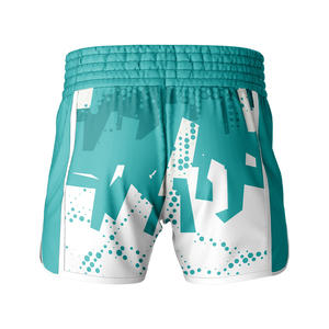 กางเกงชกมวยผู้ชาย น้ำหนักเบา ระบายอากาศได้ดี ผลิตจากโพลีเอสเตอร์/ไนลอน ทนทาน แห้งเร็ว 220gsm สำหรับกีฬามวยไทยและศิลปะการต่อสู้แบบผสมผสาน - Product Image 2