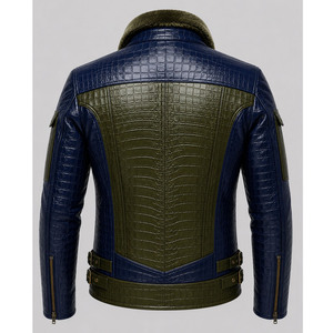 Custom Size Casual Wear Genuine Fashion Leather <b>Jacket</b> for <b>Men</b> New Arrival High Quality Fashion <b>Men</b> Leather <b>Jacket</b> - Product Image 3