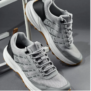 Travosole Grey White Trail Hikers pour hommes, baskets robustes pour la randonnée en plein air, chaussures de trekking offrant un bon maintien, chaussures à adhérence durable - Product Image 5