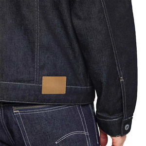 Veste en jean Nexfit Athletics Premium Stone Wash, respirante, teinte en pièce, coupe classique, style décontracté, fermeture boutonnée - Product Image 5