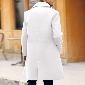 Abrigo de Lana Casual para Hombre, Invierno, con Botones, Manga Larga, Cómodo, Moderno, Cálido, para Uso Diario y al Aire Libre - Product Image 5