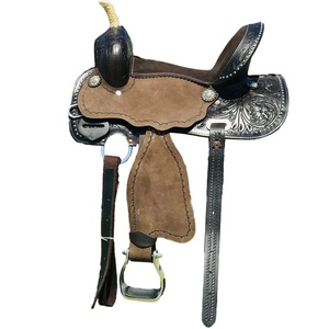 Selle de cheval western en cuir de qualité supérieure, directement de l'usine, équipement professionnel pour l'équitation en ranch et sur sentier, fabricant et fournisseur exportateur - Product Image 3