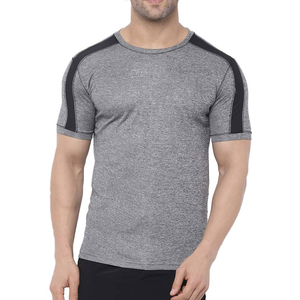 T-shirts pour hommes à séchage rapide, décontractés, à manches courtes, respirants, personnalisables, unis, en vente à bas prix - Product Image 3