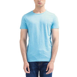 ผู้ผลิตเสื้อ OEM แบบกำหนดเอง ผ้าฝ้าย 100% คอปกสองสี เสื้อยืดแขนสั้นผู้ชาย คอกลม ทรงปกติ ระบายอากาศได้ดี แห้งเร็ว - Product Image 1