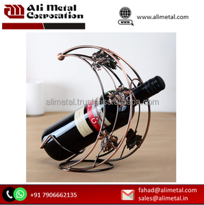 Vertic Cube Soporte de Vino de Metal de Lujo Personalizable Elegante Soporte de Vino Decorativo para Bar Fiesta y Decoración de Sala de Estar - Product Image 5