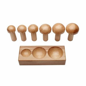 Wooden Dapping <b>Doming</b> Block And Punches Set Of 7 Sizes With Steel Plate Wood Forming Metal Shaping Jewelry Making Tools - Product Image 5
