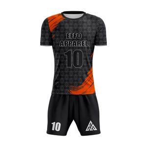 ผู้ผลิตจากโรงงานโดยตรง เสื้อฟุตบอลคุณภาพสูง แห้งเร็ว ระบายอากาศได้ดี หลายสี  ชุดยูนิฟอร์มขาสั้น โพลีเอสเตอร์ 100% - Product Image 2
