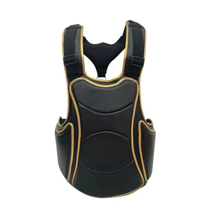 Protège-poitrine en cuir véritable de haute qualité pour la boxe, le kickboxing, les arts martiaux, le Muay Thai et l'entraînement MMA - Product Image 1