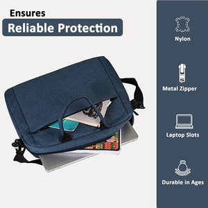 กระเป๋าแล็ปท็อปอ็อกซ์ฟอร์ดคุณภาพพรีเมียมสำหรับมืออาชีพ พร้อมพื้นที่เก็บของเพิ่มเติมและหูหิ้วที่สะดวกสบาย กระเป๋าเป้สะพายหลังสำหรับแล็ปท็อป - Product Image 3