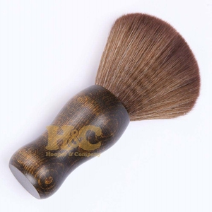 Nouvelle brosse à raser Hooper and Company à manche en bois et poils de grison de qualité supérieure, tendance, pour salon, voyage et nettoyage de la barbe - Product Image 3
