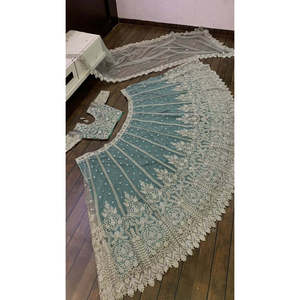 Lehenga choli ชุดปาร์ตี้ออกแบบสำหรับผู้หญิงกับ dori & ลำดับชุดทำงานสุดหรู - Product Image 4