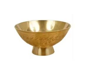 Bol de rangement de cuisine en métal, bol de service en acier inoxydable pour bonbons, fruits secs et snacks - Product Image 2