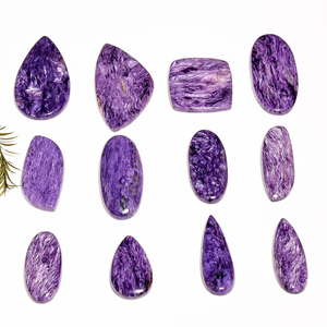 Charoite Naturelle en Gros, Cabochons en Vrac pour Bijoux, Pierres Précieuses AMAN GEMS JEWELLERY - Product Image 3