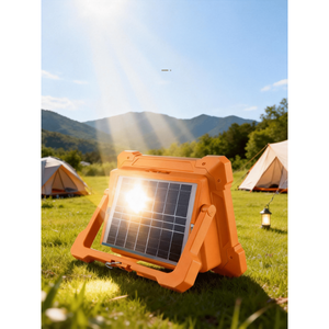 Lampada da Lavoro LED Solare Portatile, Ricaricabile, con Luminosità Regolabile, Luce d'Emergenza Resistente e Luminosa per Esterni - Product Image 6