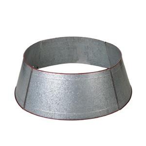 New Trending Decorative <b>Metal</b> Christmas Tree <b>Collar</b> Christmas <b>Metal</b> Iron Hammered Tree <b>Collar</b> Natural Look Custom Size Shape - Product Image 5