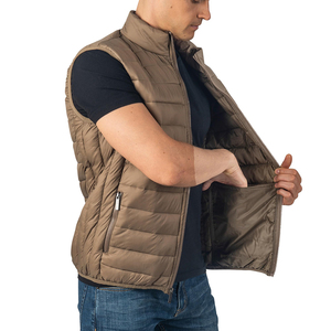 Gilet matelassé décontracté pour homme, veste sans manches légère et chaude pour l'hiver, vêtement personnalisé, fabricant et fournisseur OEM - Product Image 3